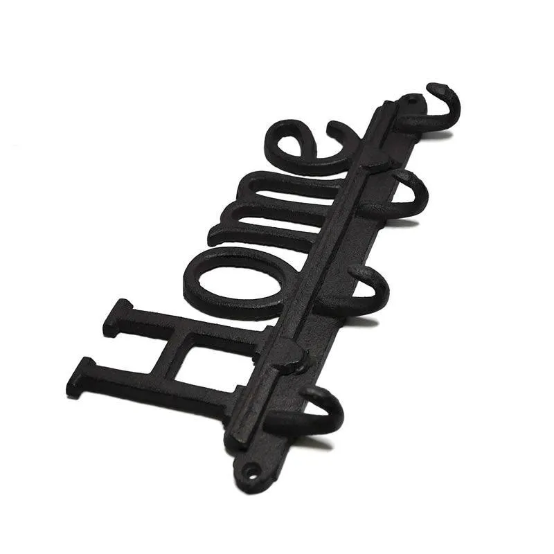 30x15x4cm 4 Iron Cast Home Design Wall Hook -SIT69U1