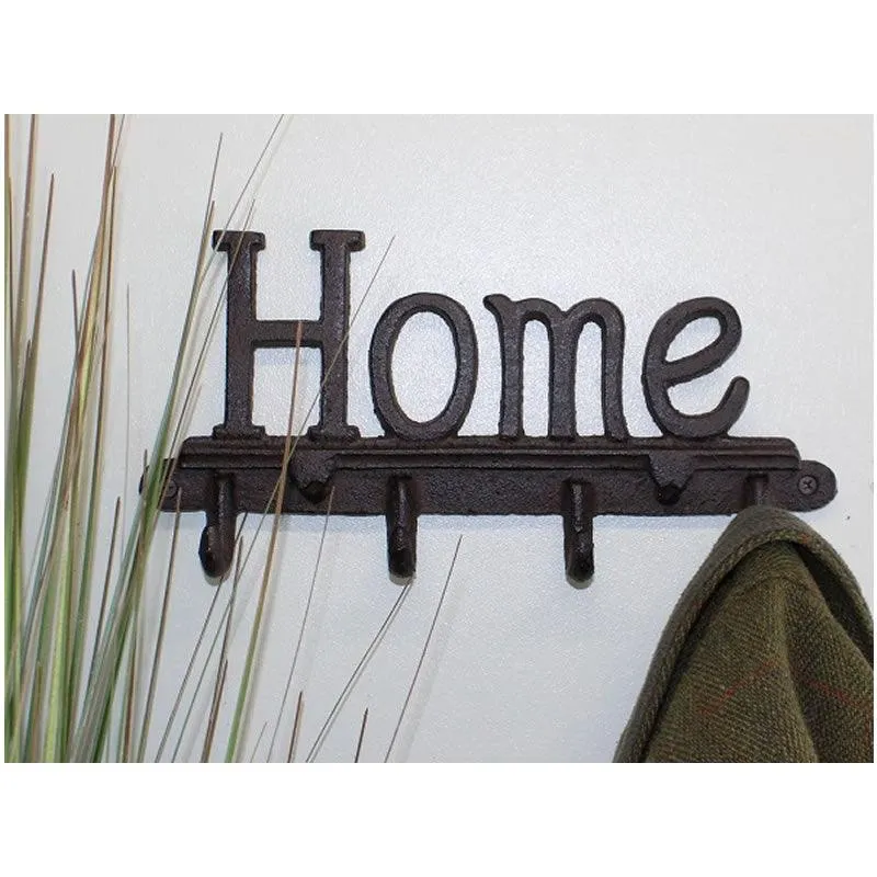 30x15x4cm 4 Iron Cast Home Design Wall Hook -SIT69U1