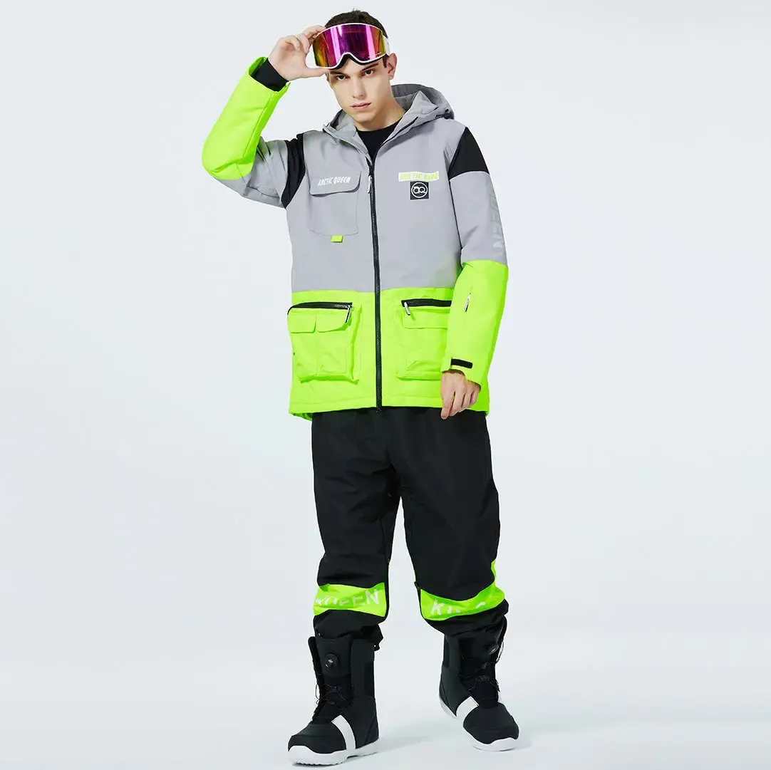 Adult Ski Insulated Cargo Jacket & Jogger Pants Downhill Diva Suits 