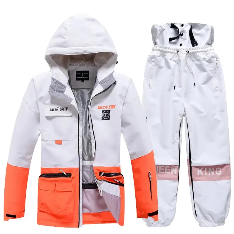 Adult Ski Insulated Cargo Jacket & Jogger Pants Downhill Diva Suits 