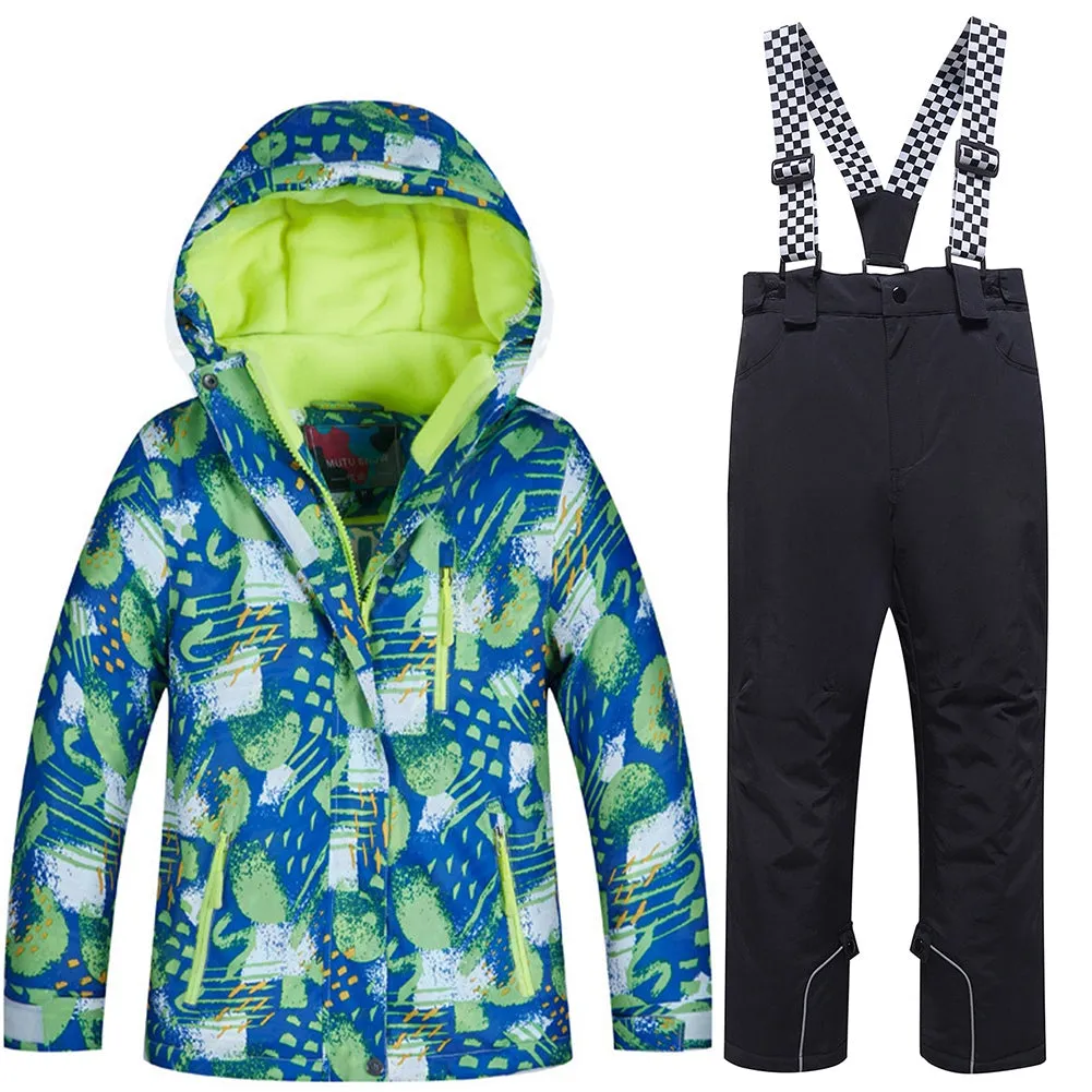 Affordable Kids Insulated Snow Coat & Bibs Suits