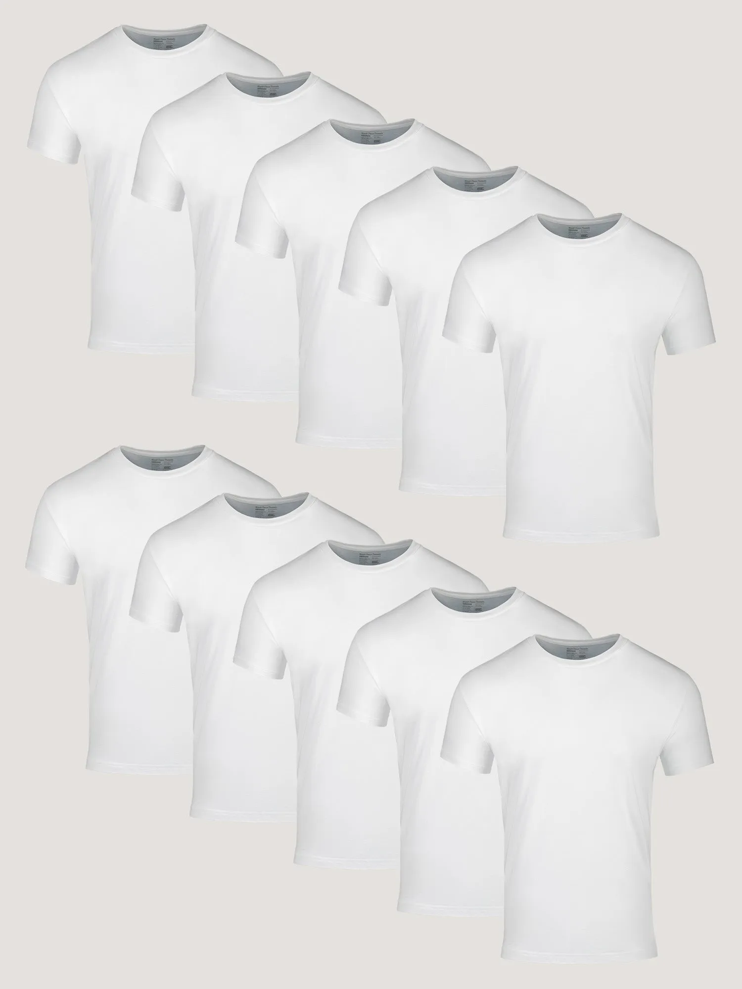 All White Crew 10-Pack