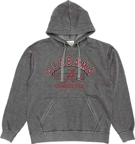 Blue 84 Standard NCAA Officially Licensed Hooded Sweatshirt Burnout Smoke Signal, Team Color