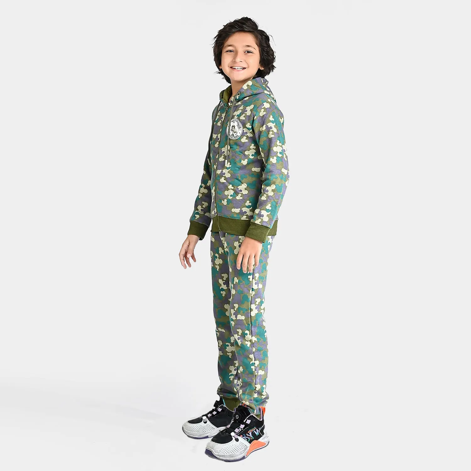 Boys Fleece 2 Piece Suit - Camo