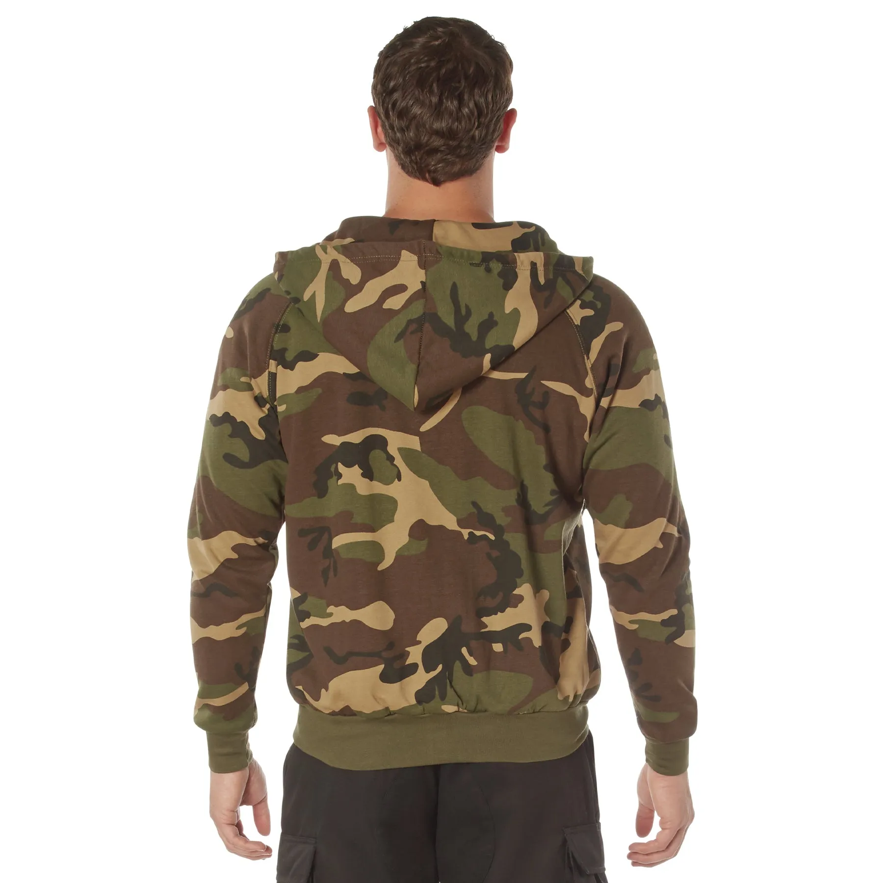 Camo Thermal-Lined Zipper Hooded Sweatshirts