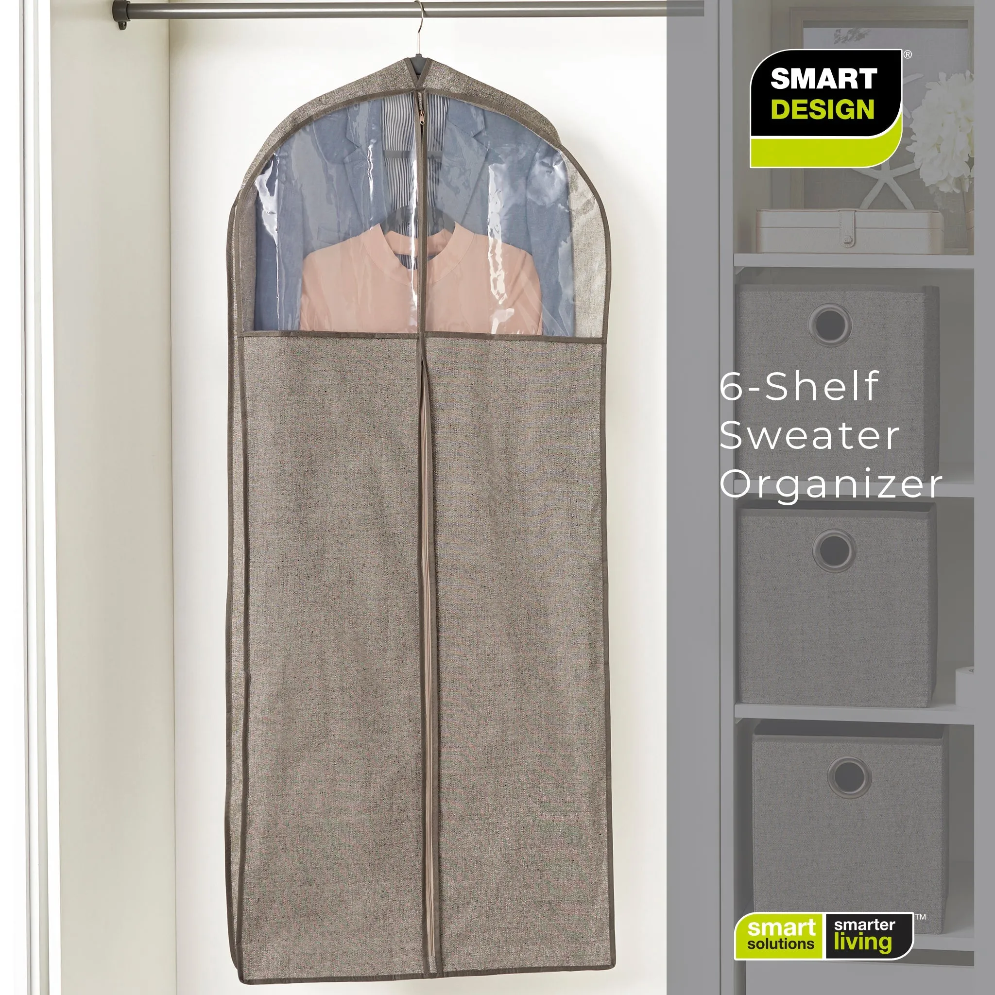 Canvas Gusseted Garment Bag Hanger - 24 x 54 Inch