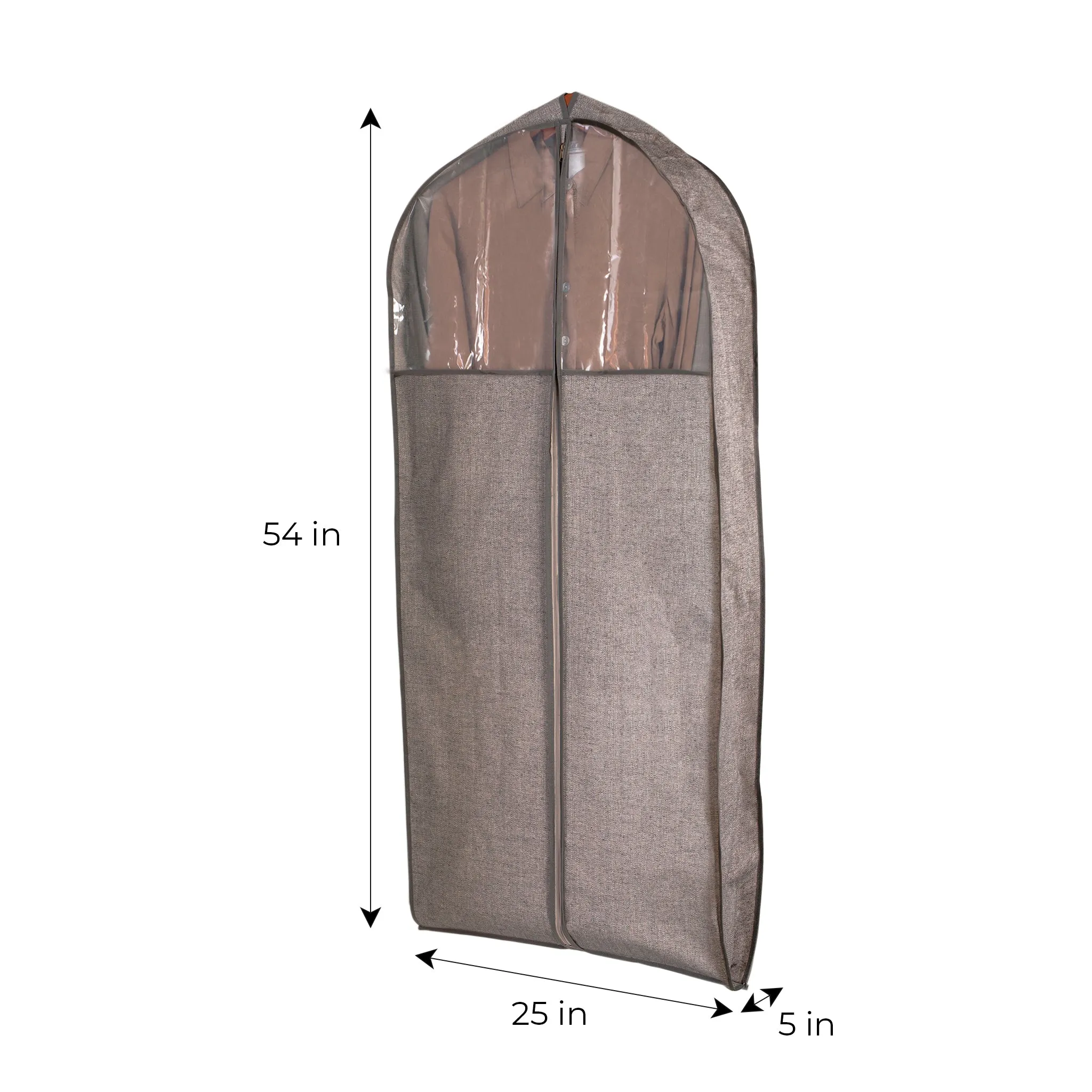 Canvas Gusseted Garment Bag Hanger - 24 x 54 Inch