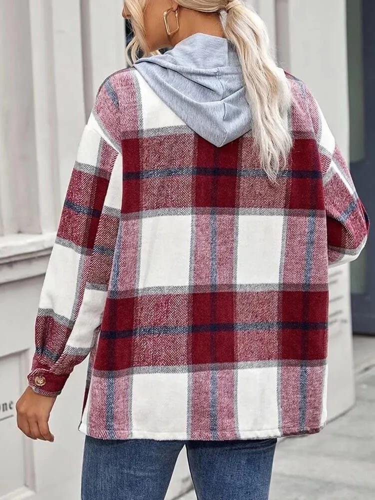 Casual  Long Sleeve  Flannel Plaid Shirts