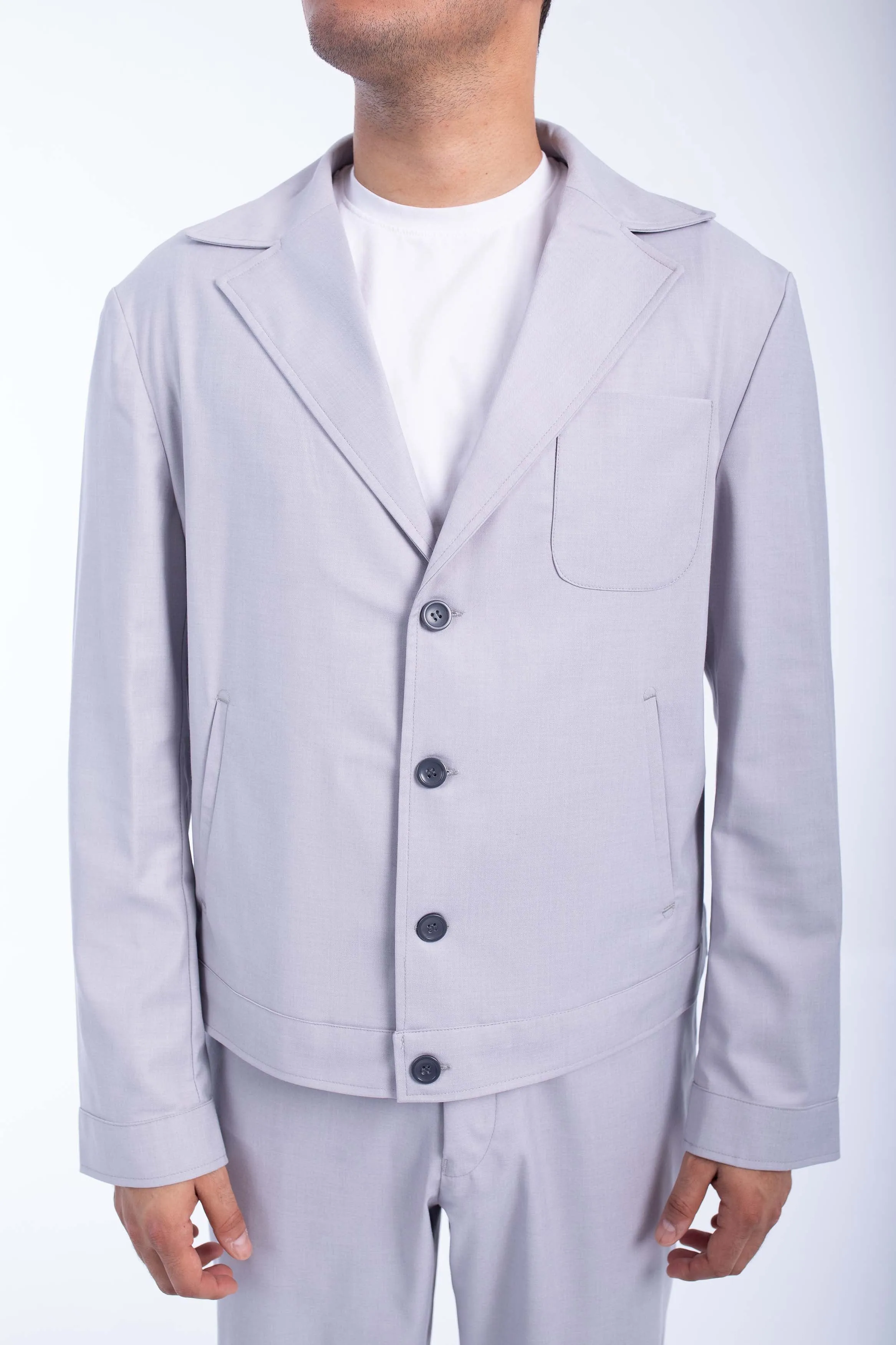 Casual Suit oversized-Gray