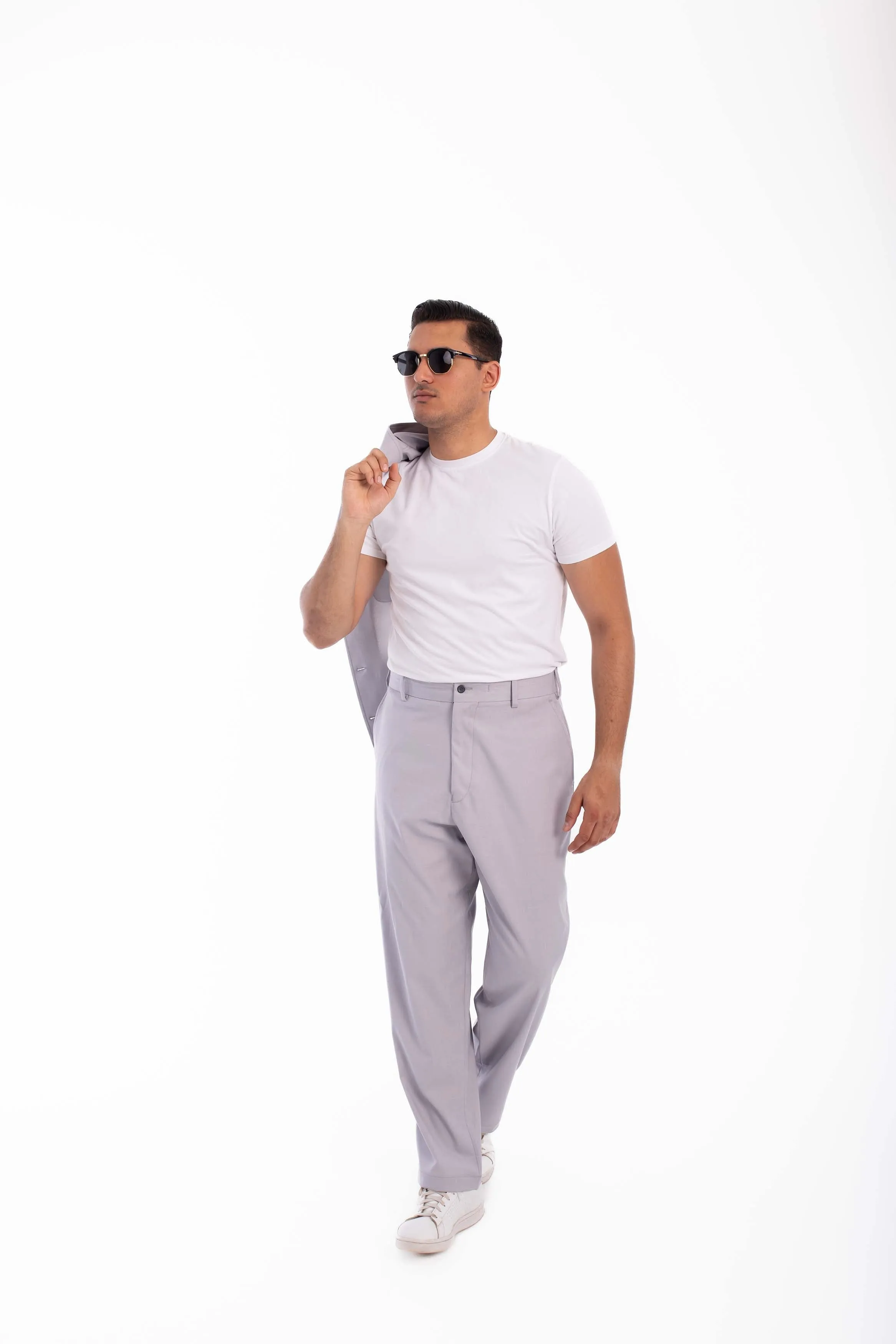 Casual Suit oversized-Gray