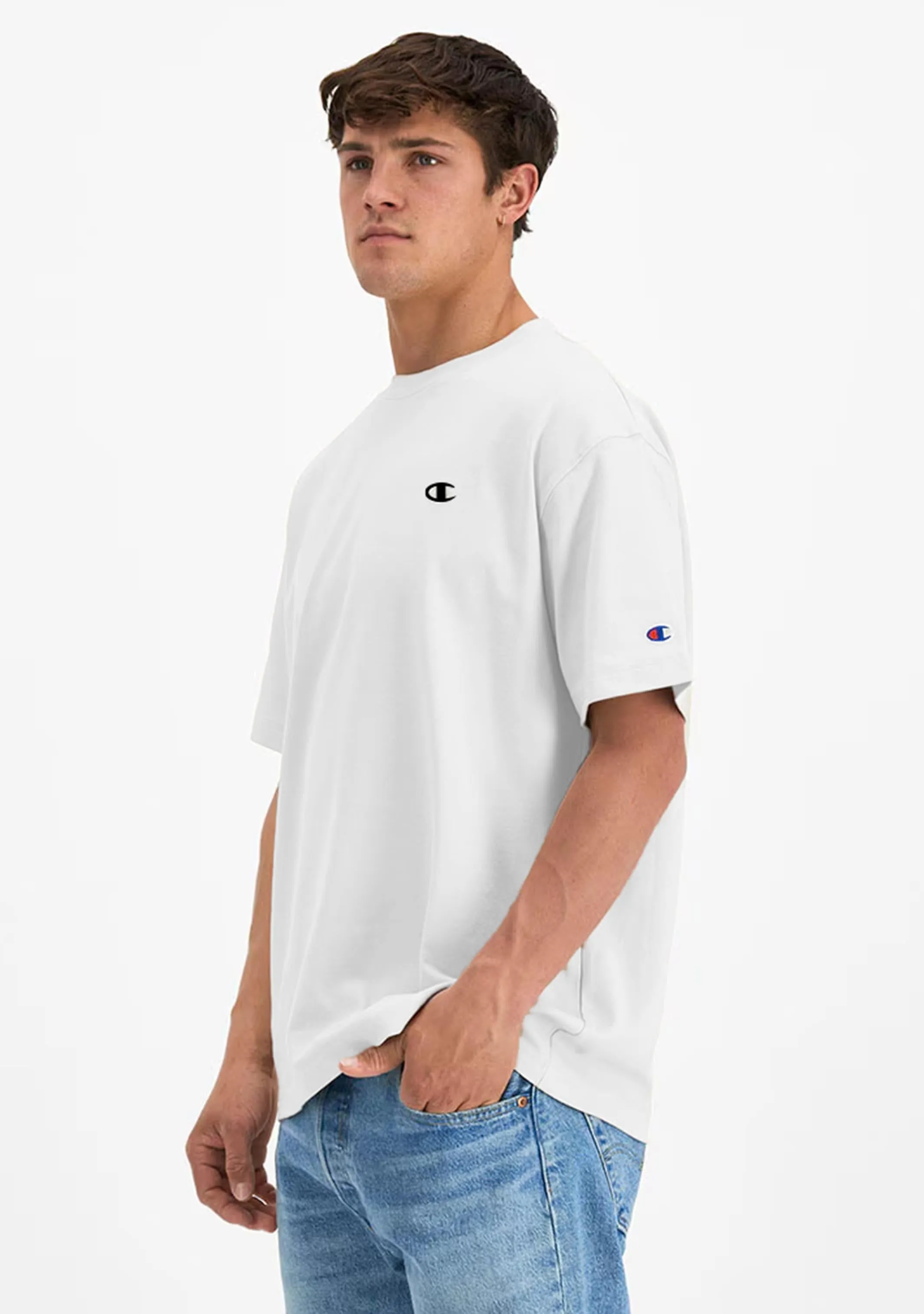 Champion Men's Rochester Base Tee <br> AV9EN WIT