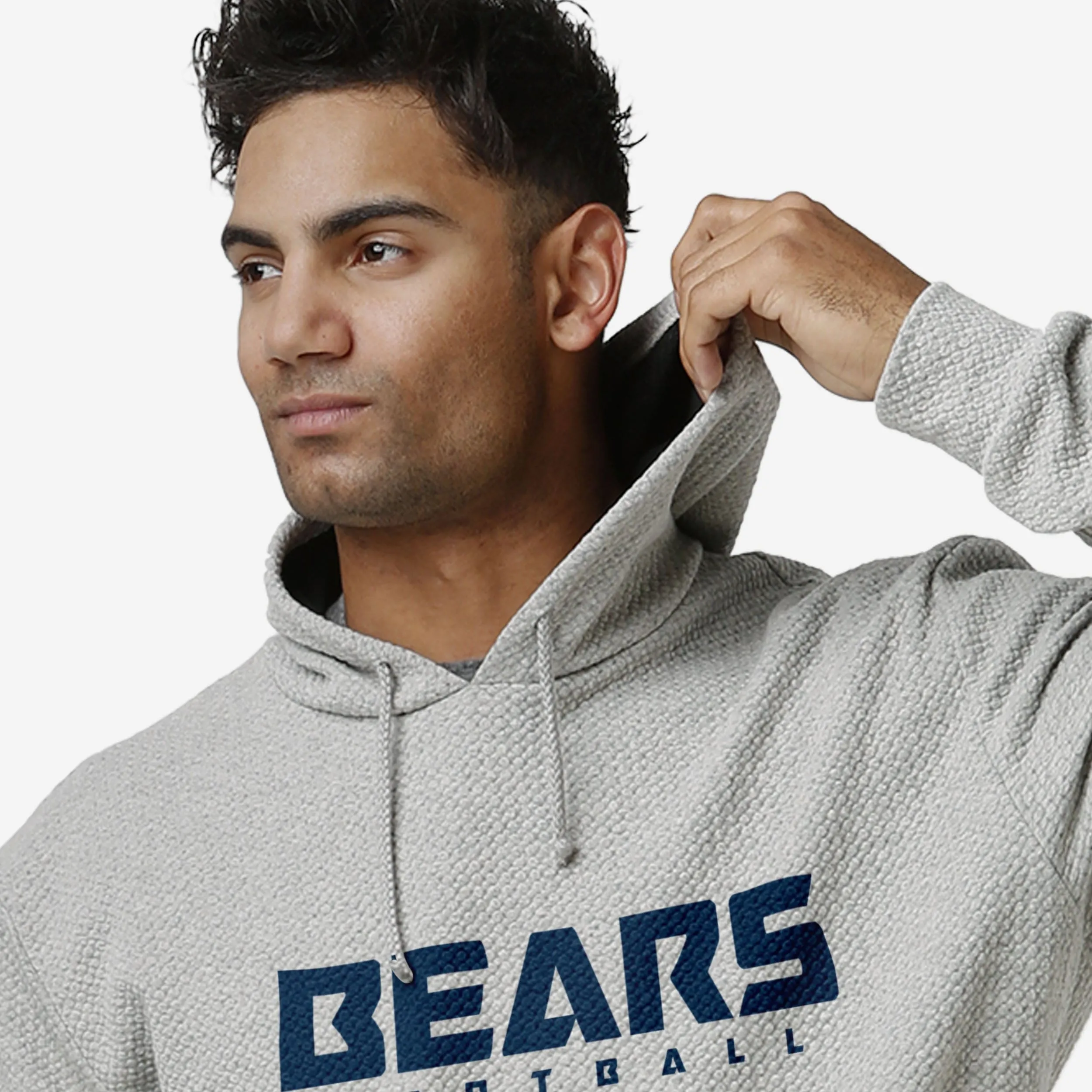 Chicago Bears Gray Woven Hoodie