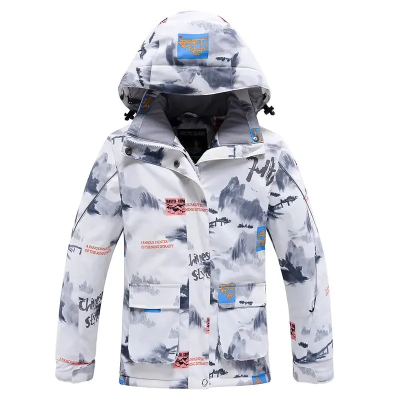 Children Ski Snowboarding Bibs Pants & Jacket Waterproof Outwear