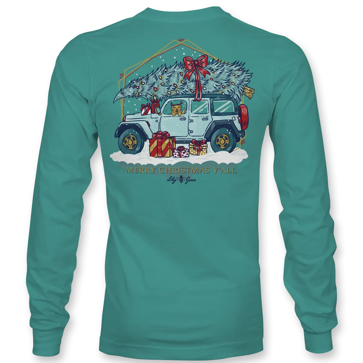 Christmas Jeep - LONG SLEEVE - 18387