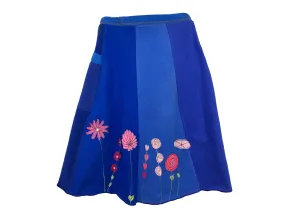 Classic Appliqué Skirt-Field of Flowers