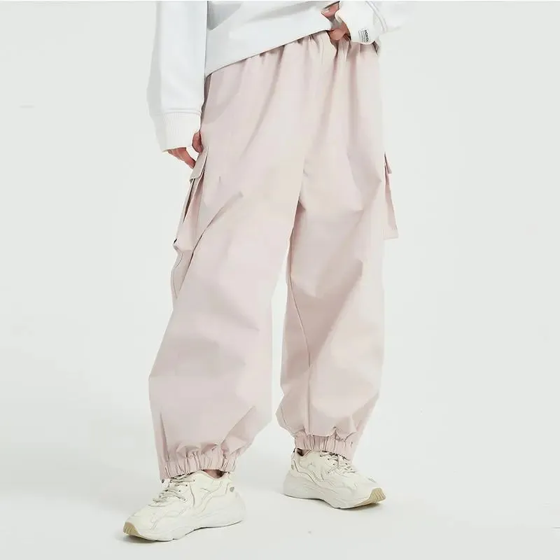 Couple Baggy Ski Snow Pants Oversized Outdoor Sports Trousers