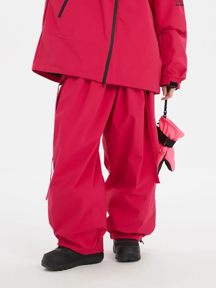 Doorek Suspender Baggy Snow Pants - Unisex