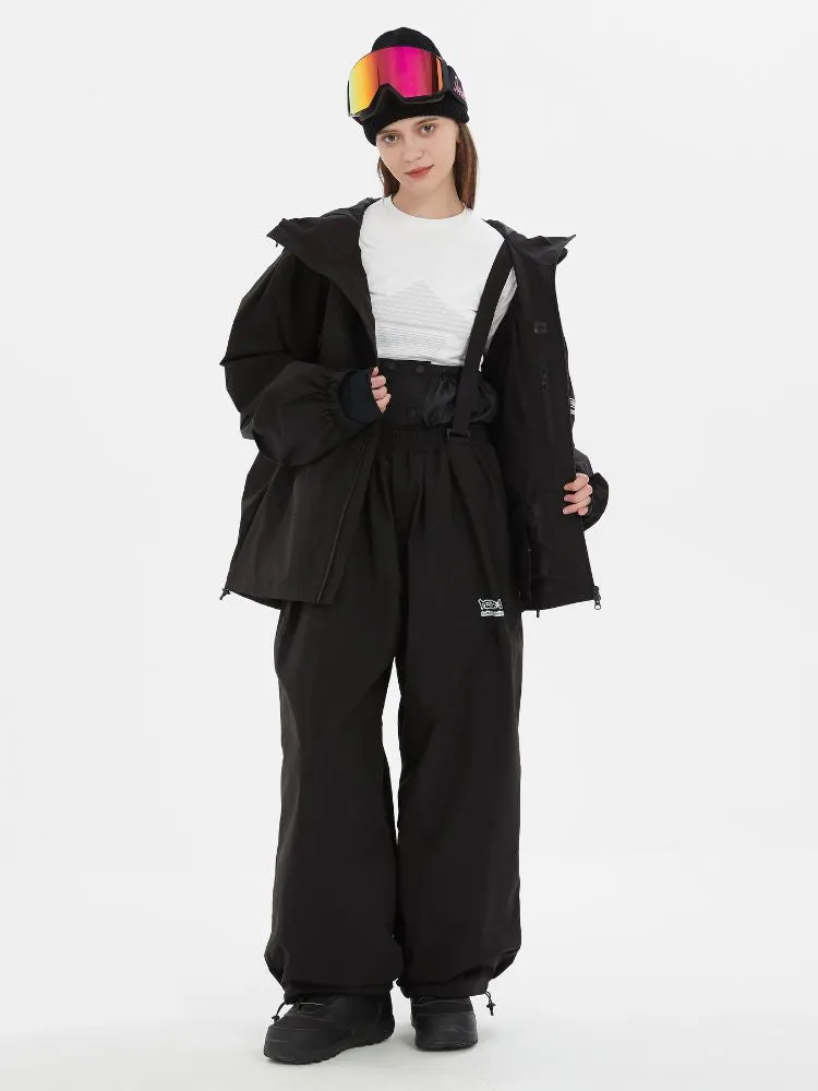 Doorek Suspender Baggy Snow Pants - Unisex