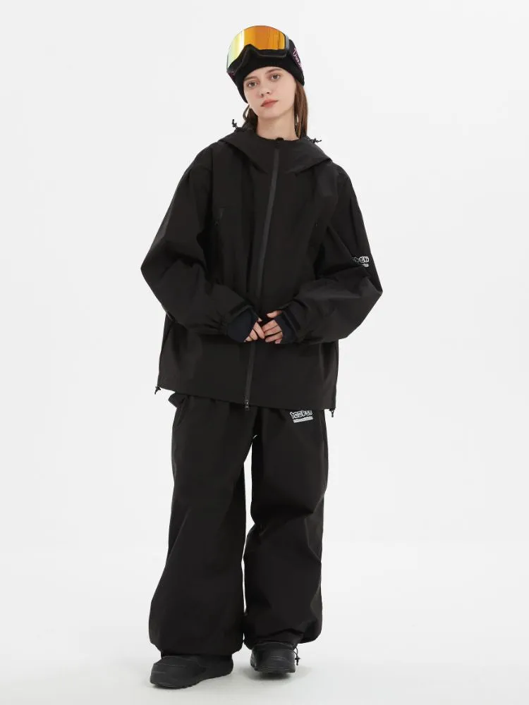 Doorek Suspender Baggy Snow Pants - Unisex