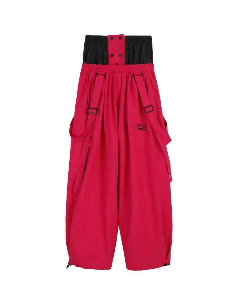 Doorek Suspender Baggy Snow Pants - Unisex