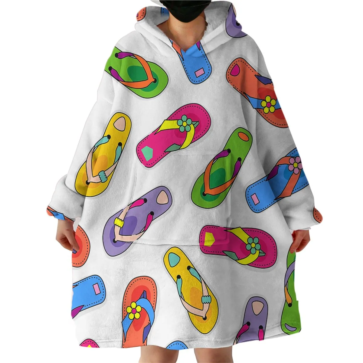 Flip Flop State of Mind Wearable Blanket Hoodie