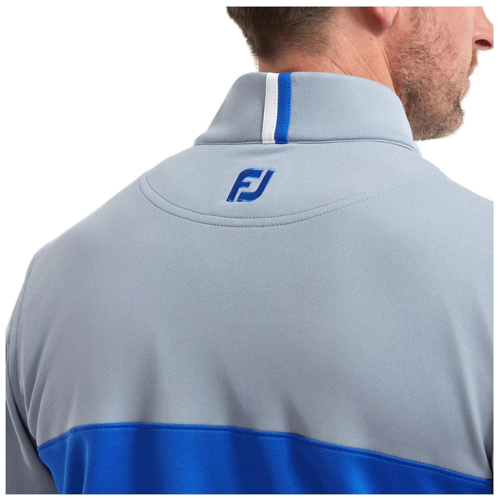 FootJoy Mens Colour Block Chill-Out Half Zip Top