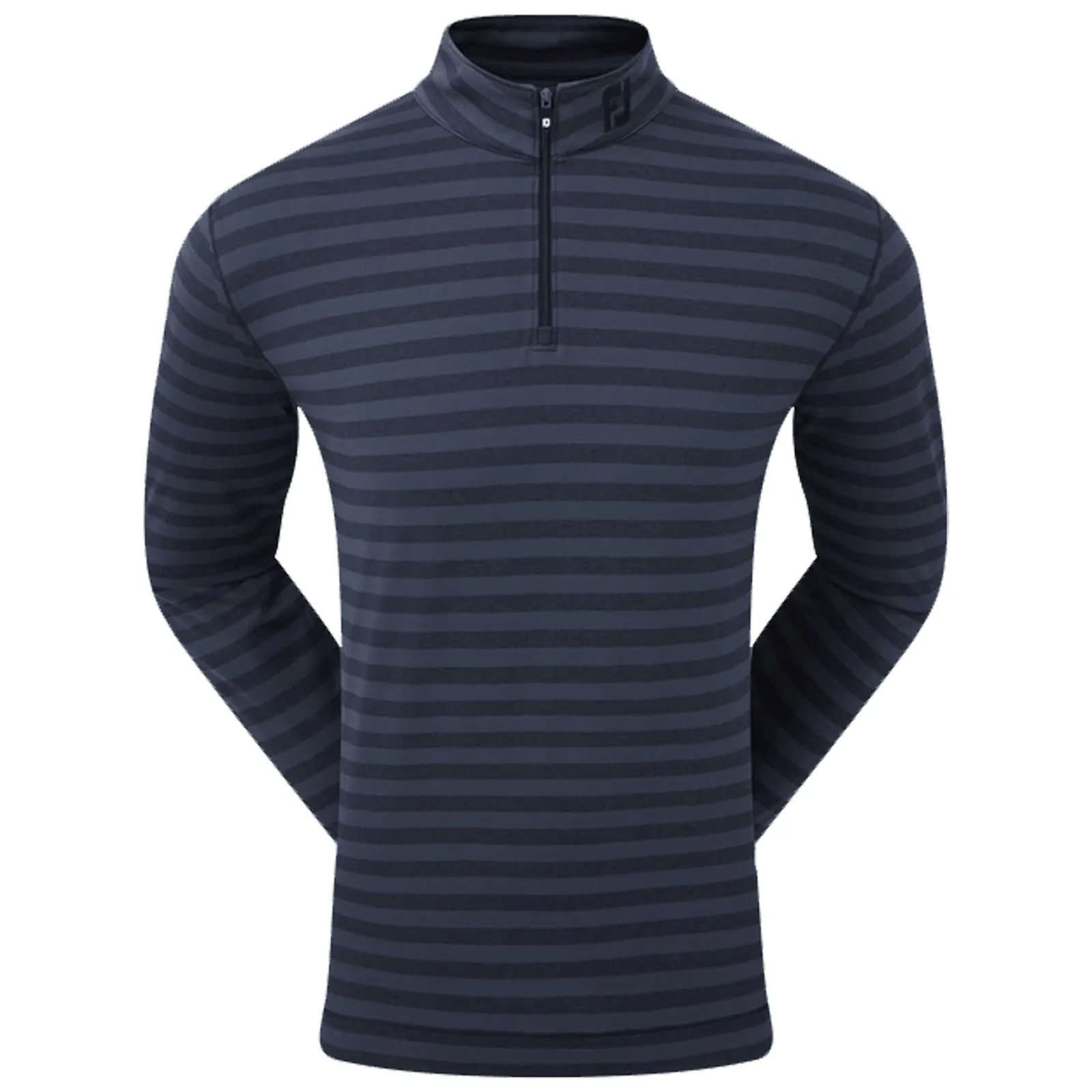 FootJoy Mens Peached Tonal Stripe Chill-Out Half Zip