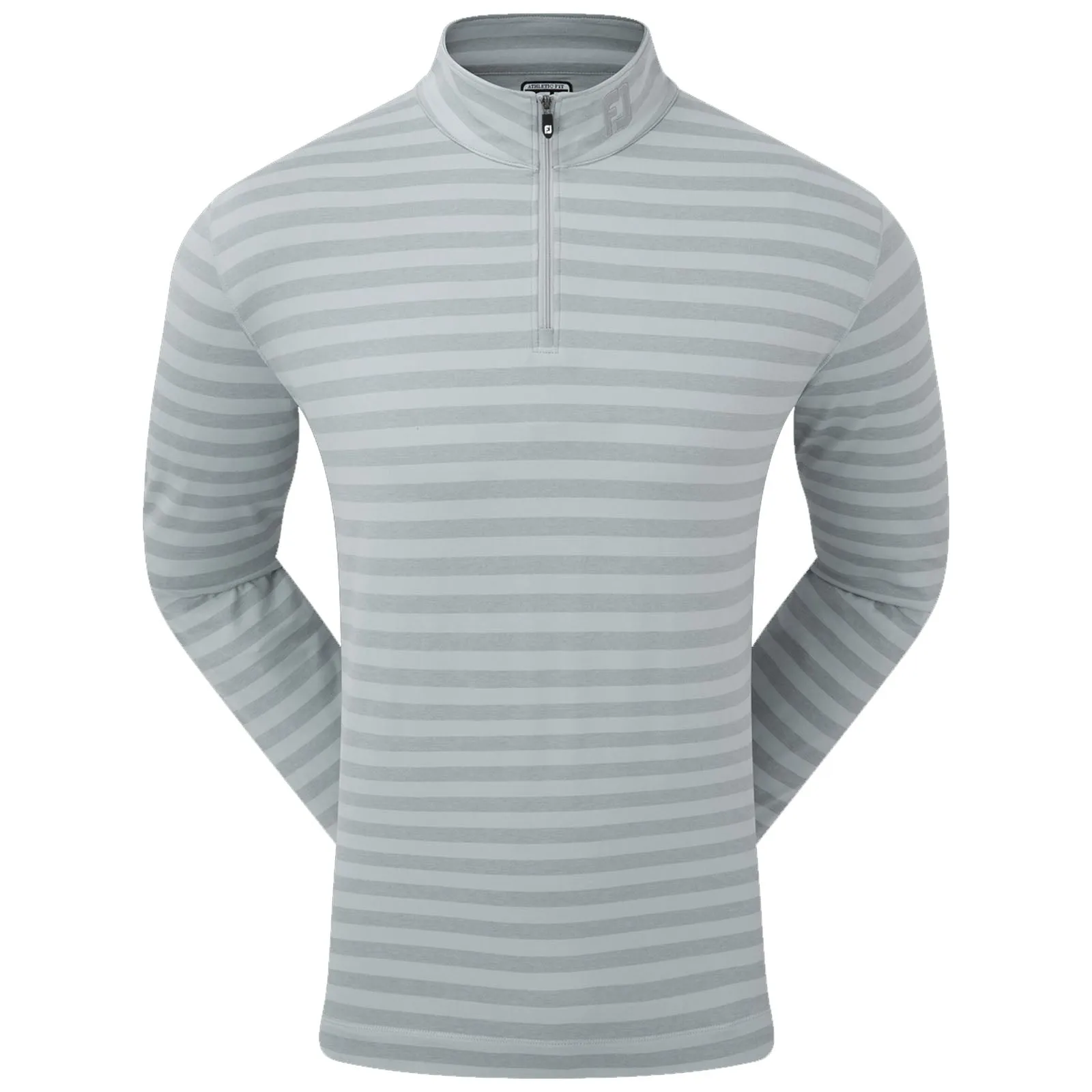 FootJoy Mens Peached Tonal Stripe Chill-Out Half Zip