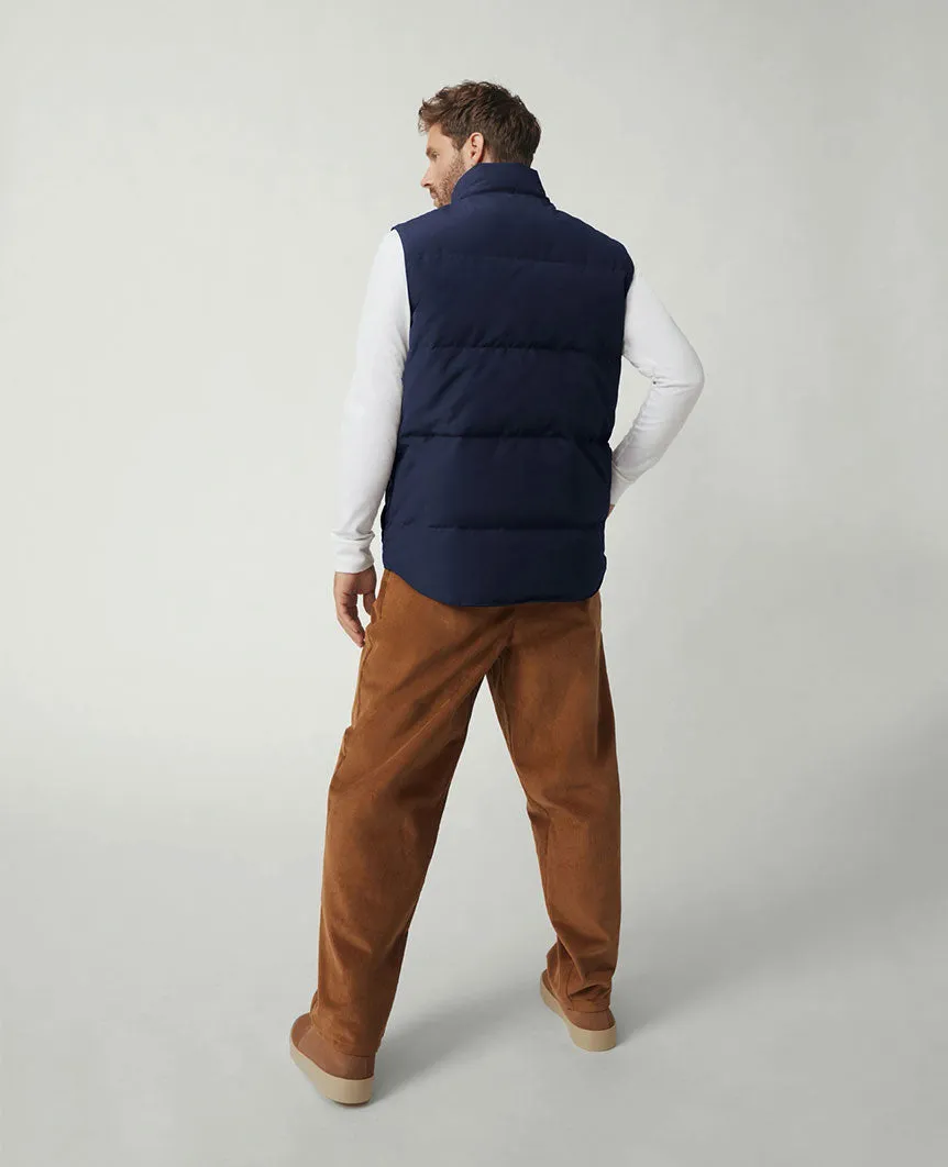 Freestyle Crew Vest Atlantic Navy Mens