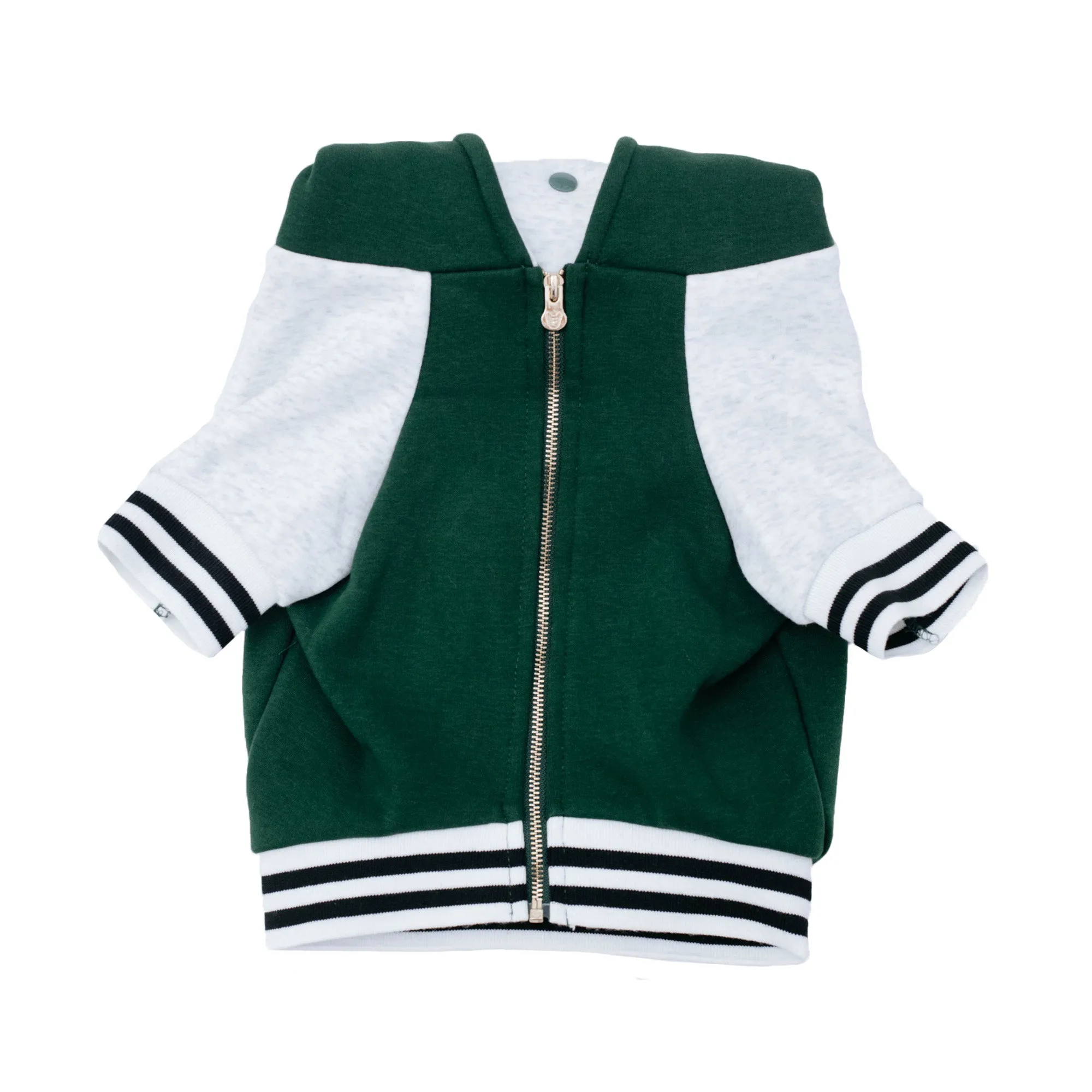 Frenchie Dog Hoodie - Emerald City Varsity