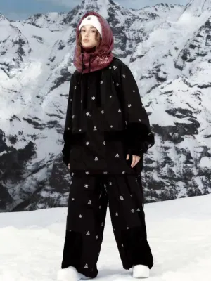 Hellystudio Black Snow Fleece Pants - Women's