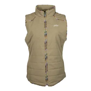 Hooey Ladies Tan with Serape Accents  Vest HV082TN