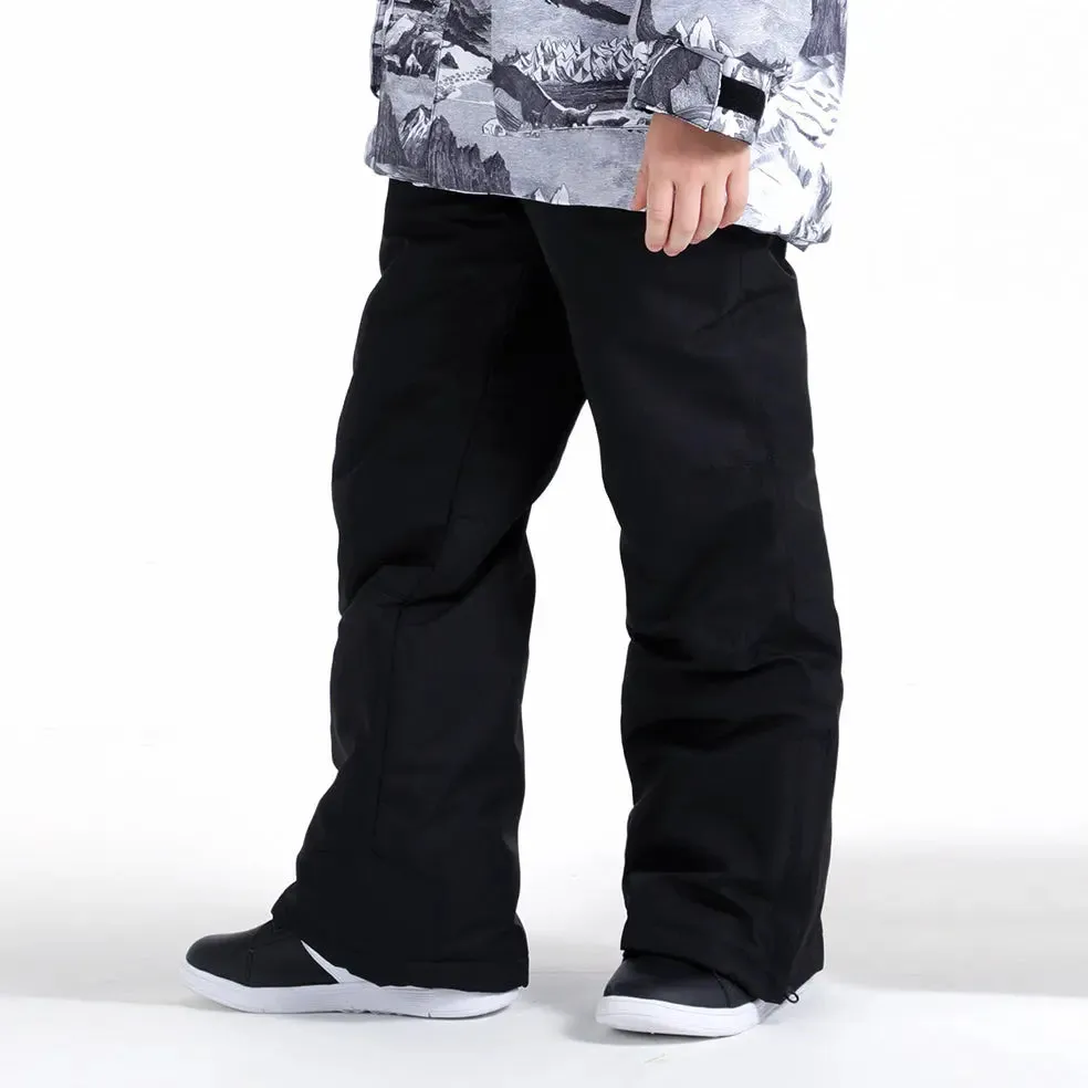 HOTIAN Kids Windproof Waterproof Ski Pants