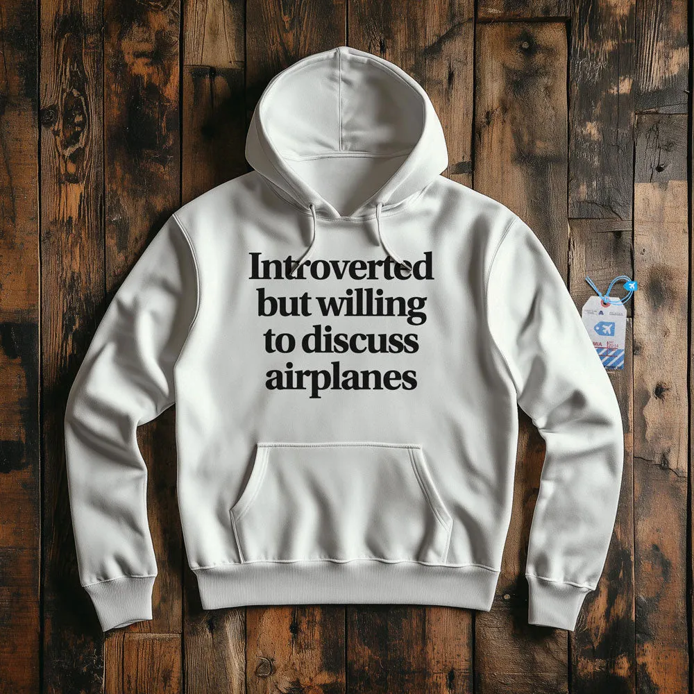 Introverted Discuss Airplanes - Pullover Hoodie