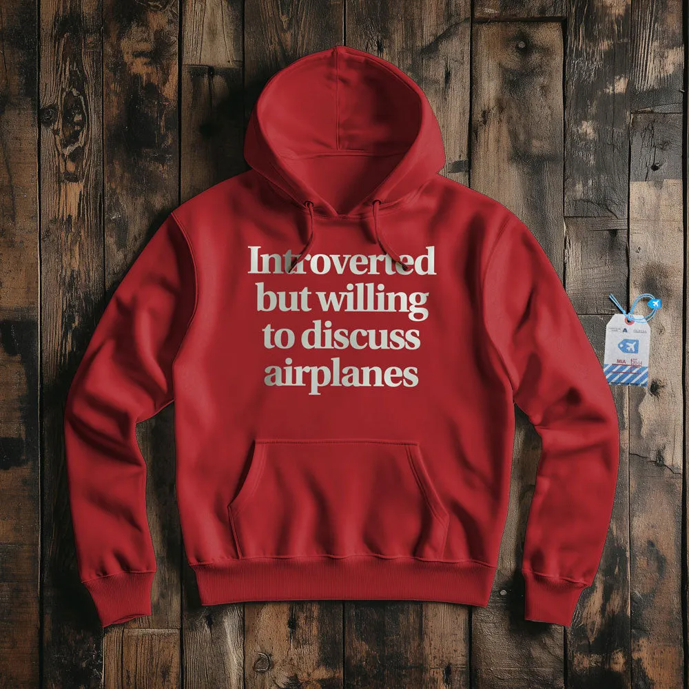 Introverted Discuss Airplanes - Pullover Hoodie