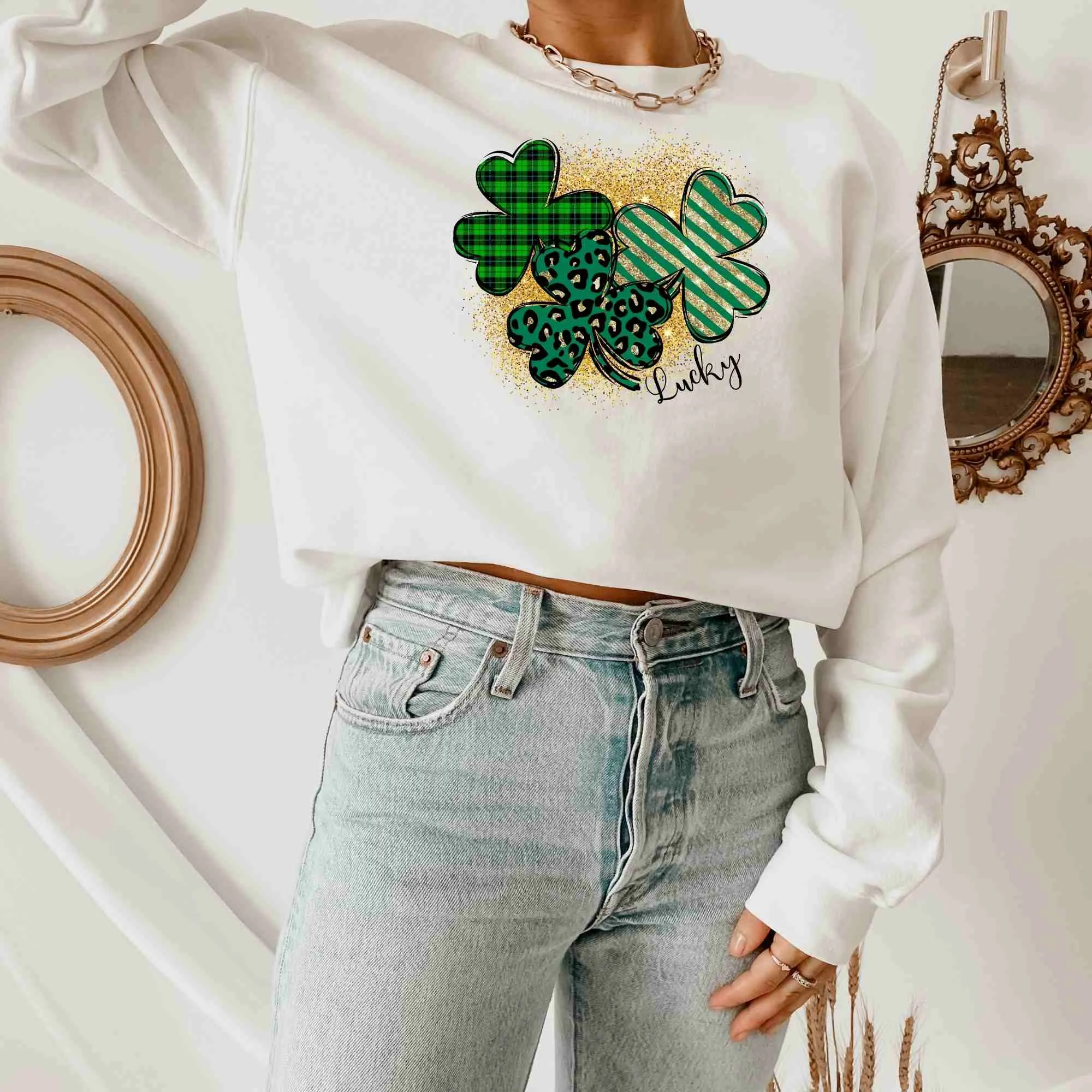 Lucky Clover St. Patrick's Day Shirt for Women