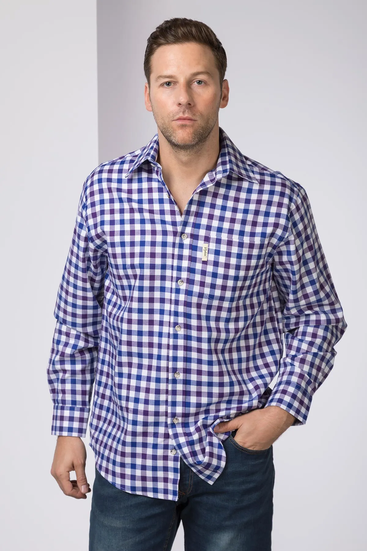 Men's Country Check Shirts - Otley