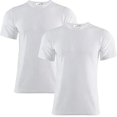 Men's Extreme Hot 0.45 TOG Pack of 2 thermal underwear Short Sleeve Vest Baselayer Size S-XXL