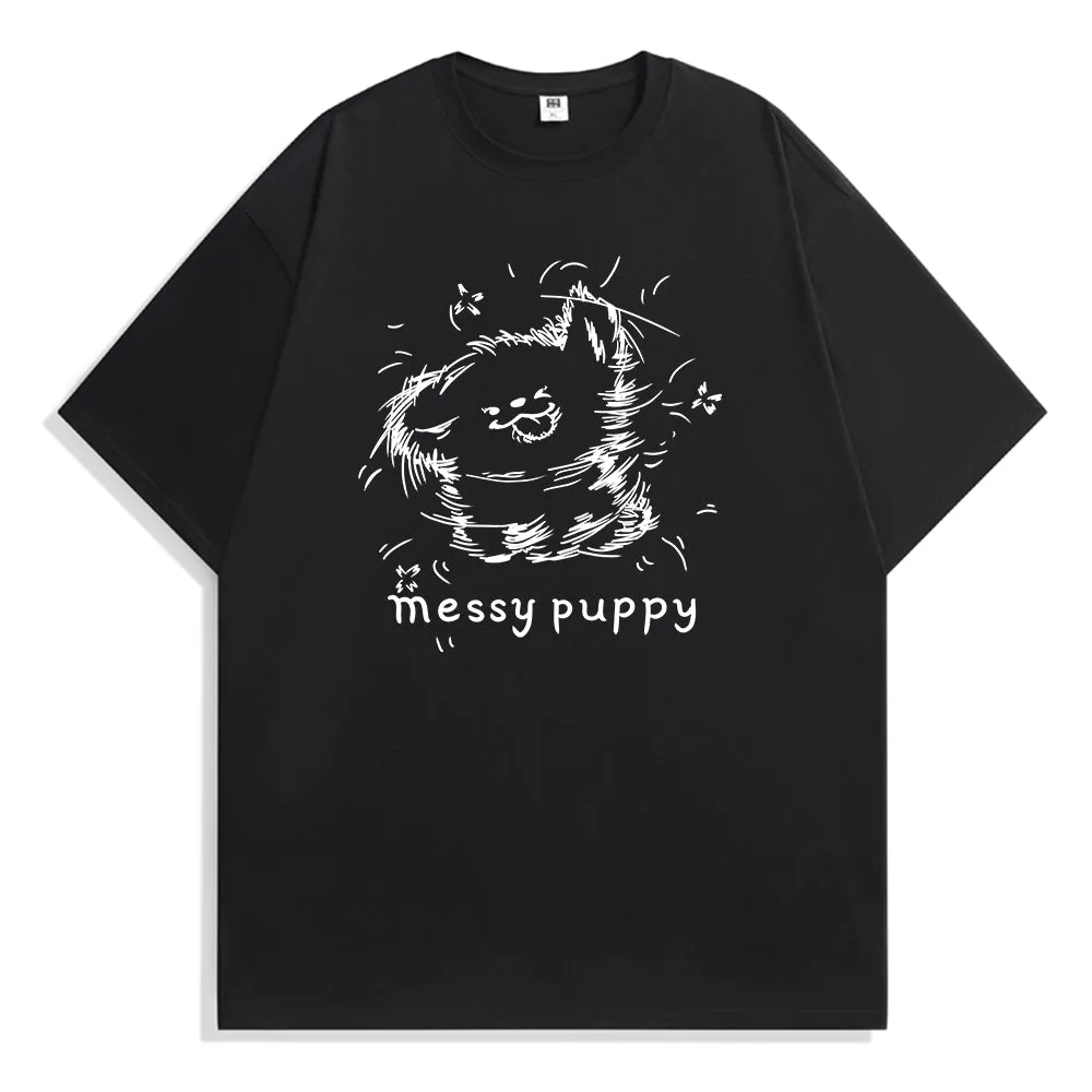 Messy Puppy Creative Pattern T-Shirts, Hoodies, Sweatshirts