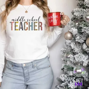 Middle School Teacher Shirt