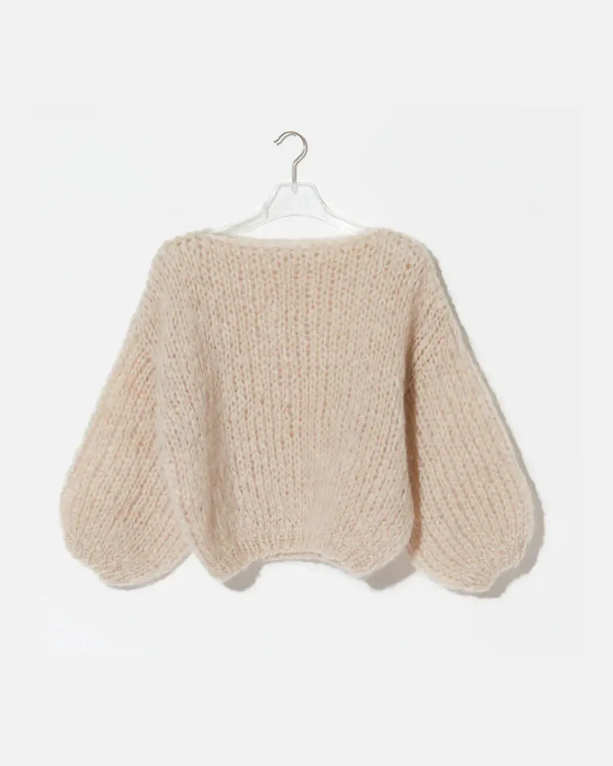 Mohair T shirt Light | Creme