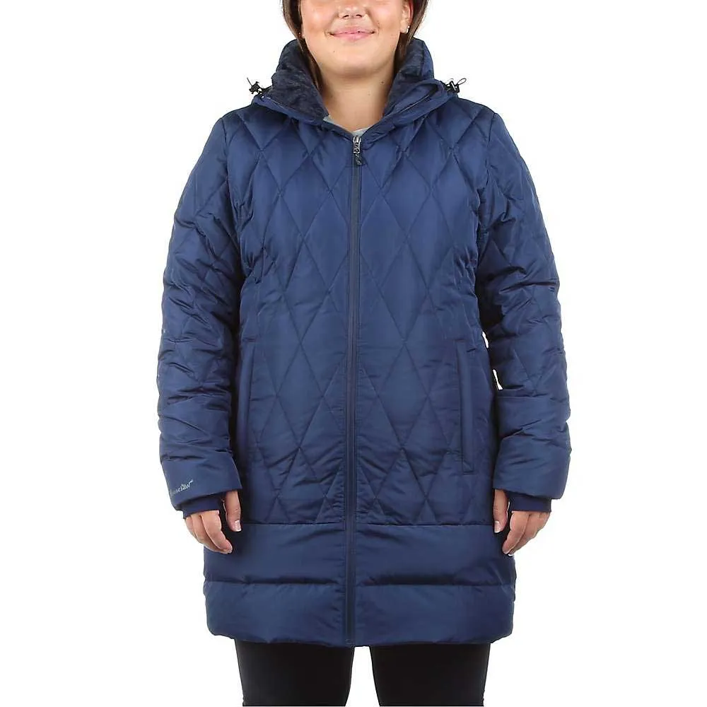 Moosejaw Women's Hooded Mid-Length Down Jacket