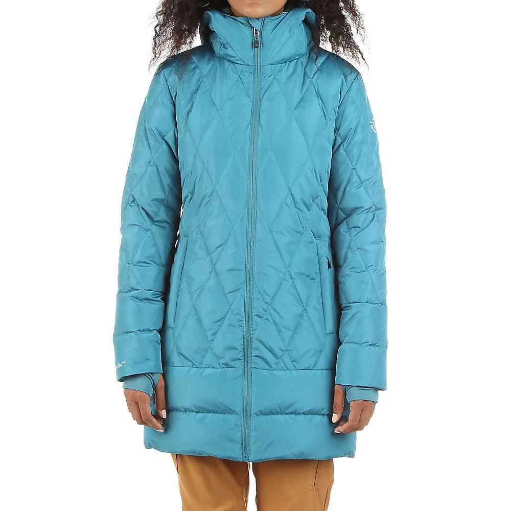 Moosejaw Women's Hooded Mid-Length Down Jacket