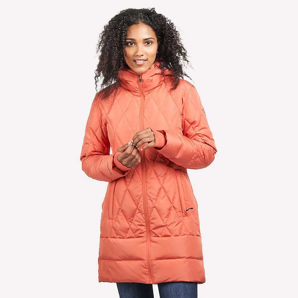 Moosejaw Women's Hooded Mid-Length Down Jacket