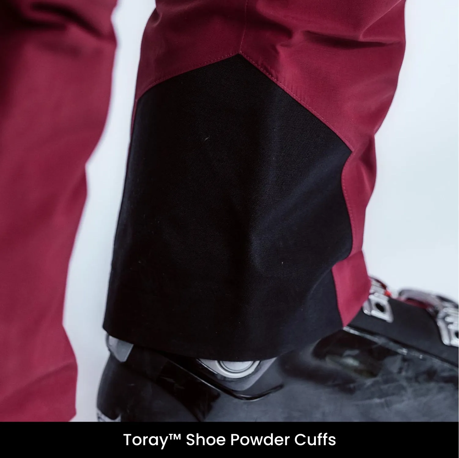 Mountain Shell Pants Burgundy | Mens