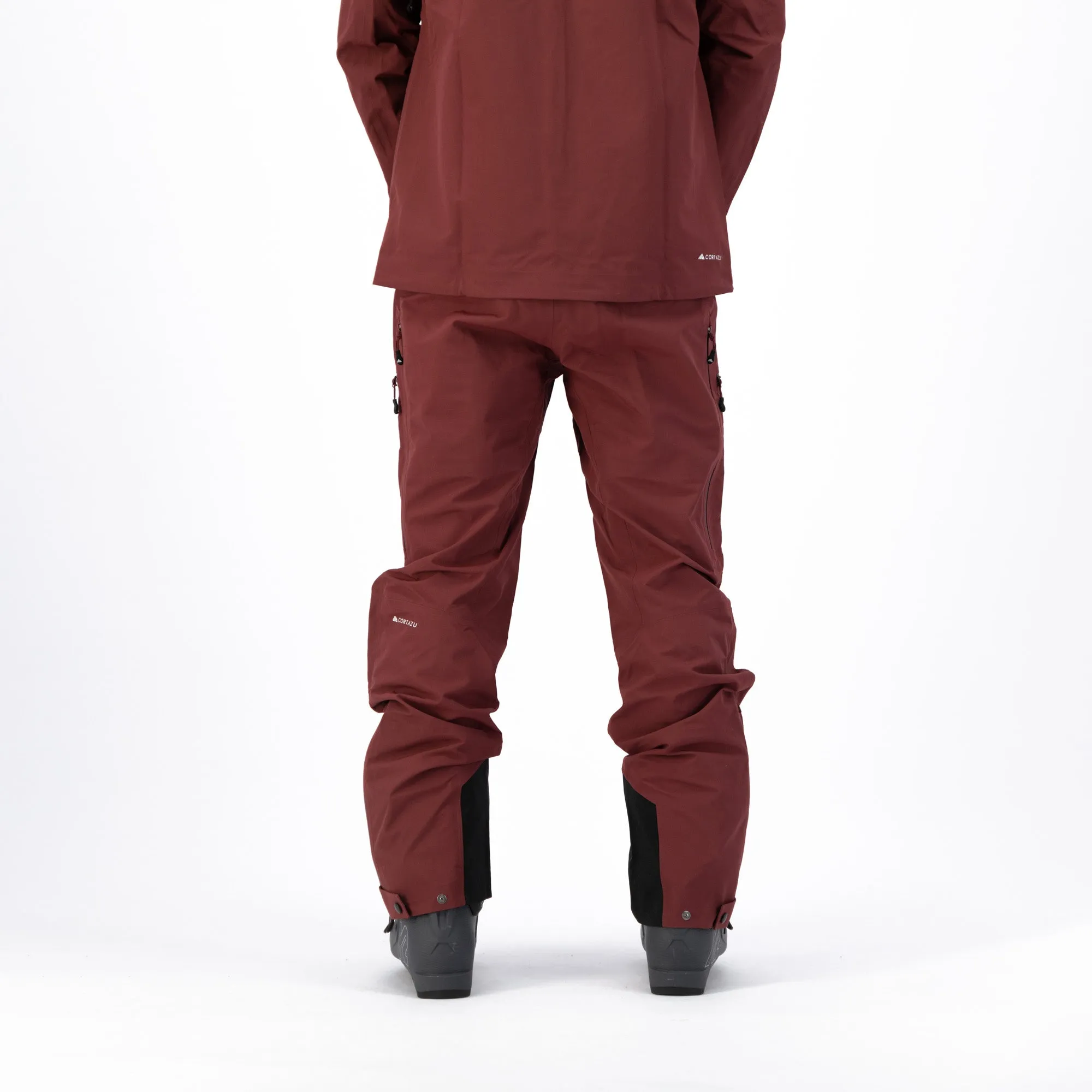 Mountain Shell Pants Burgundy | Mens