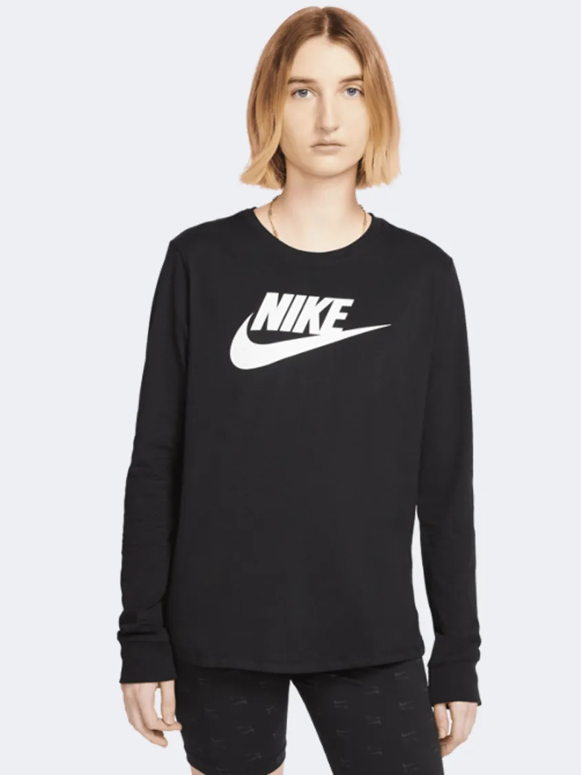 Nike Sportswear Essentials Women Lifestyle Long Sleeve Black