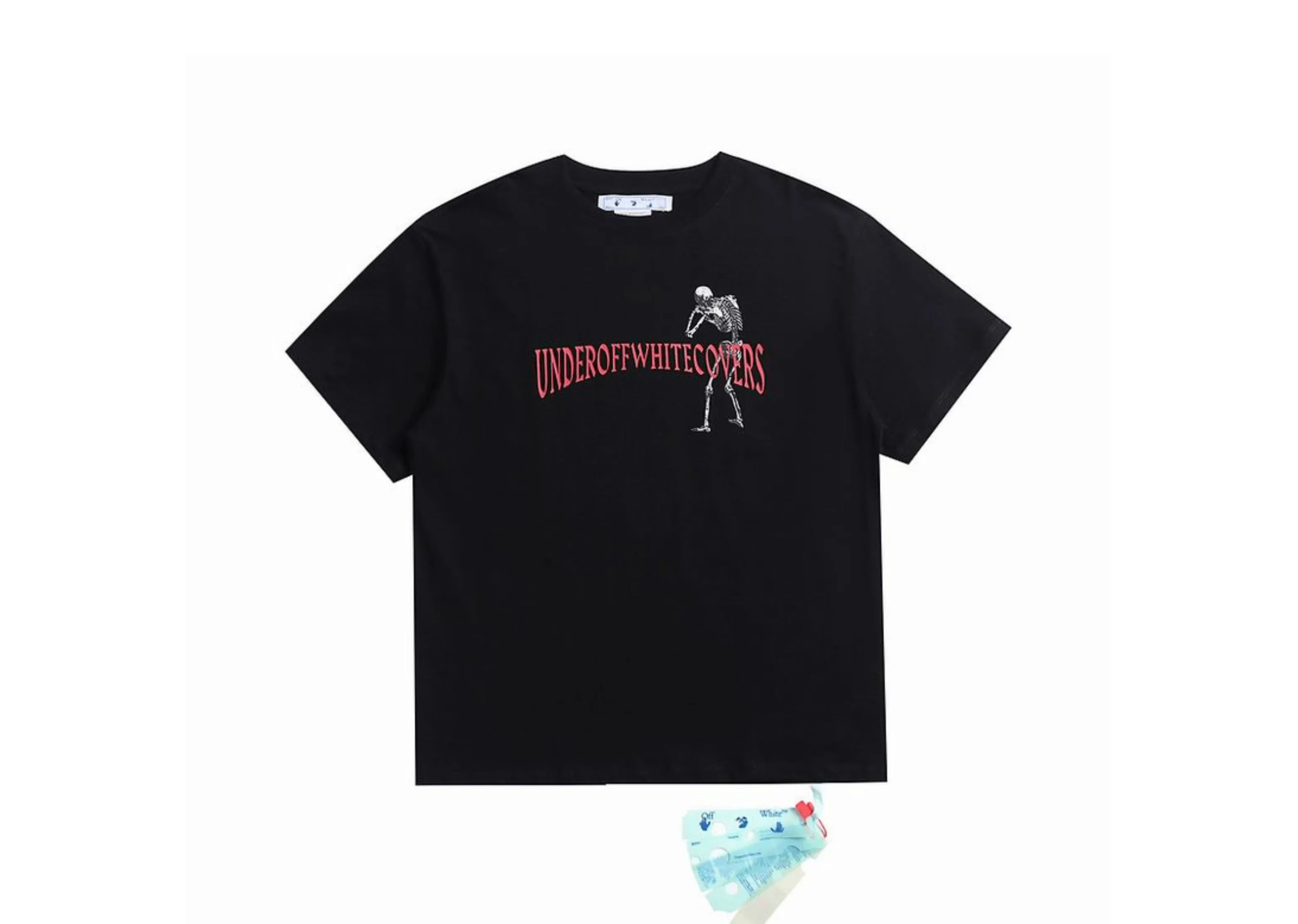 Off-White - Printed 'Under Offwhite Covers' Black T-Shirt