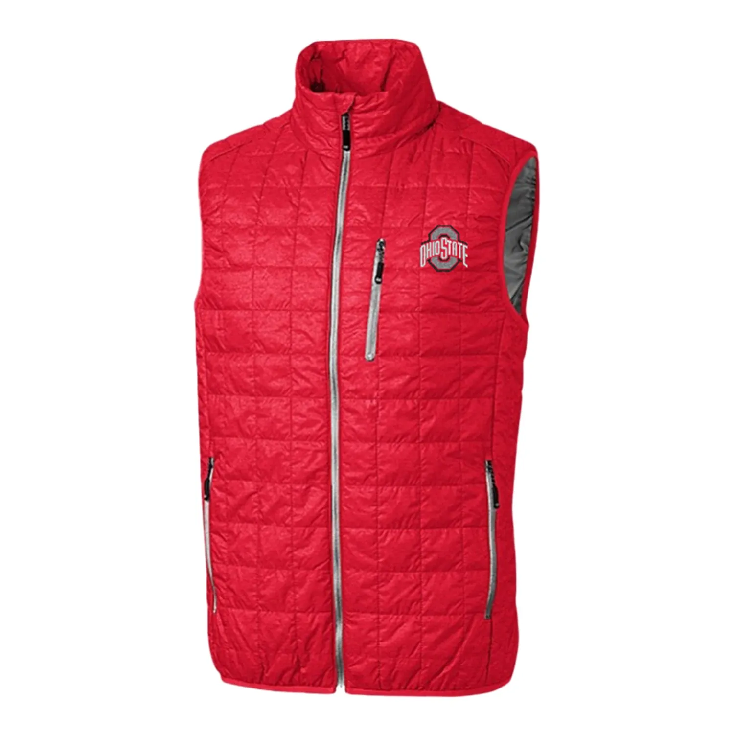 Ohio State Buckeyes Cutter & Buck PrimaLoft Eco Insulated Scarlet Full Zip Vest