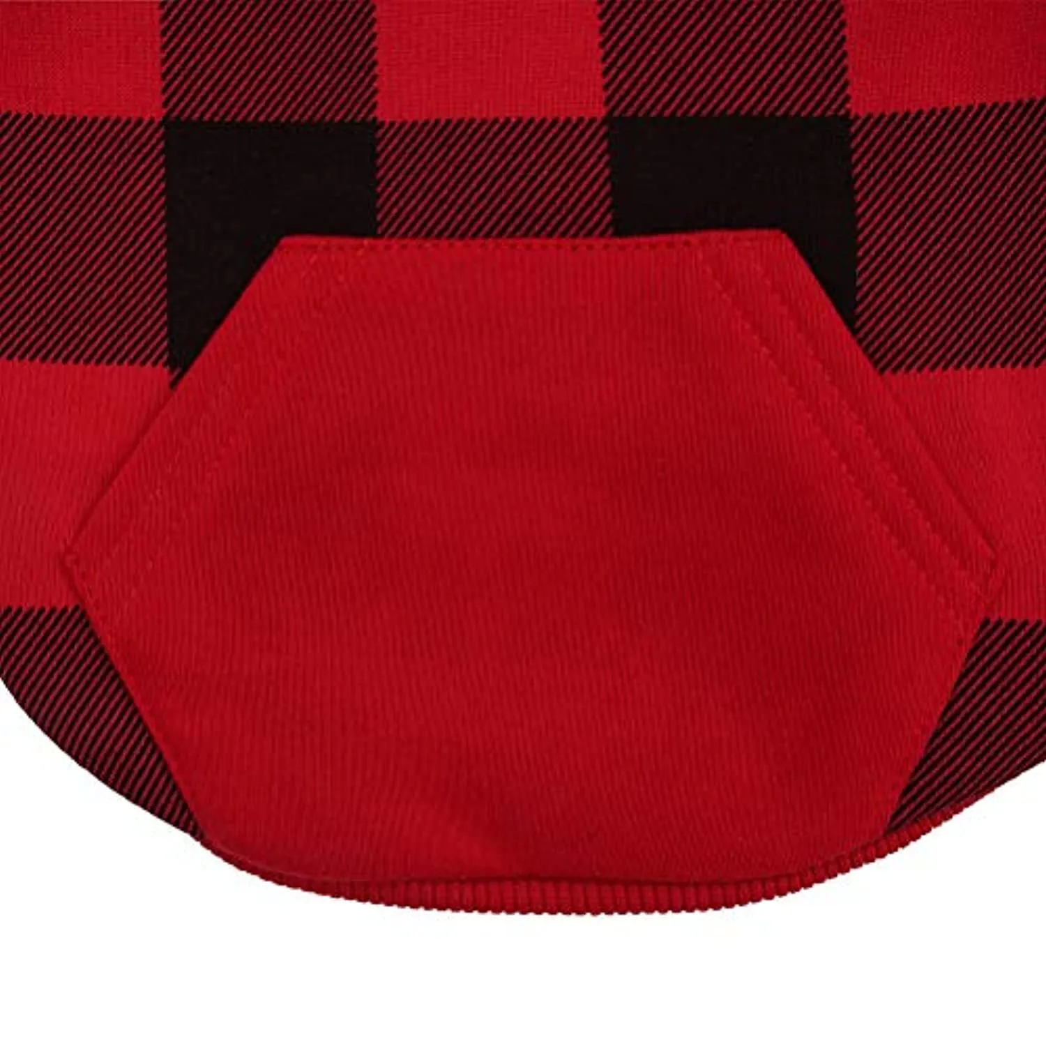 Plaid Dog Hoodie Pet Clothes Sweaters with Hat Fits For All Breeds 5 Colors